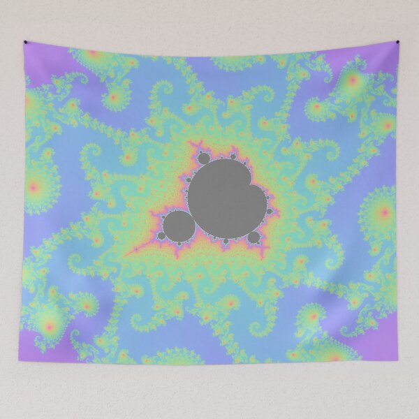 Item preview, the Mandelbrot set in sky blue designed and sold by Samuel Watkins.