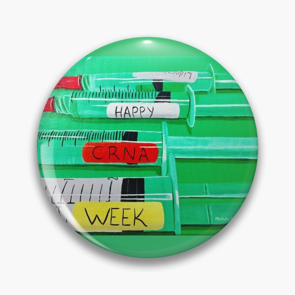 Item preview, Happy CRNA Week designed and sold by MichellesMedArt.