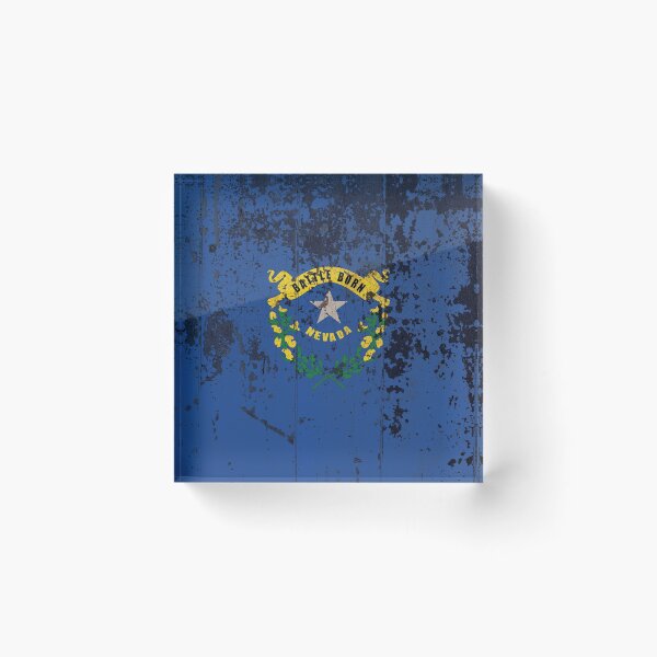 Item preview, Nevada Flag Rustic designed and sold by TRowanDesign.