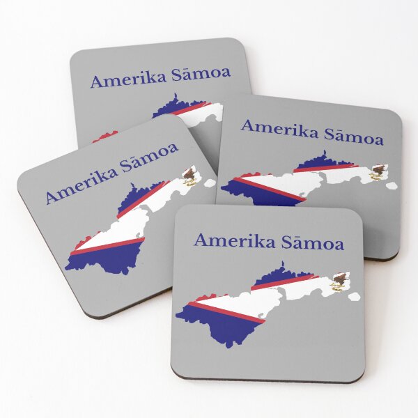 Item preview, American Samoa Map, US Territory designed and sold by marosharaf.