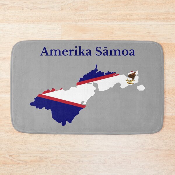Item preview, American Samoa Map, US Territory designed and sold by marosharaf.