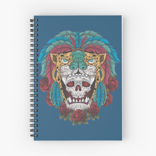 Item preview, Aztec Warrior Skull Aztec warrior skull, jaguar warrior designed and sold by WalkingInNature.