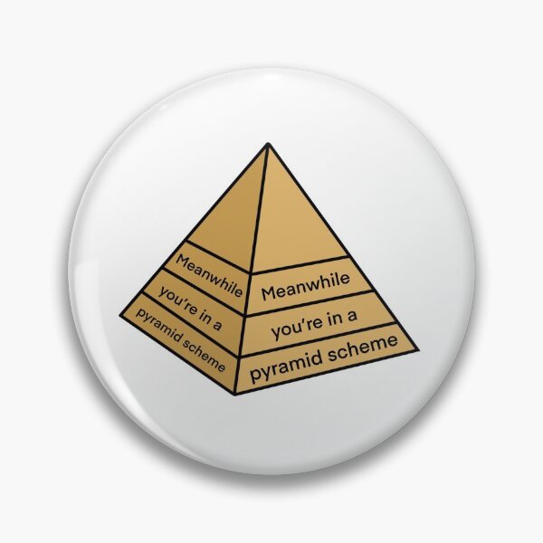 Item preview, Meanwhile you’re in a pyramid scheme... anti-mlm funny meme designed and sold by irchiliart.
