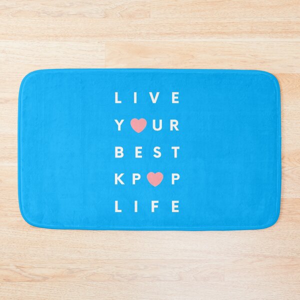 Item preview, Live your Best Kpop Life - Blue designed and sold by Kpop Seoul Shop.