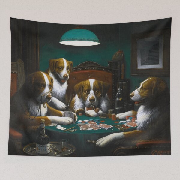 Item preview, Dogs Playing Poker designed and sold by billduncan.
