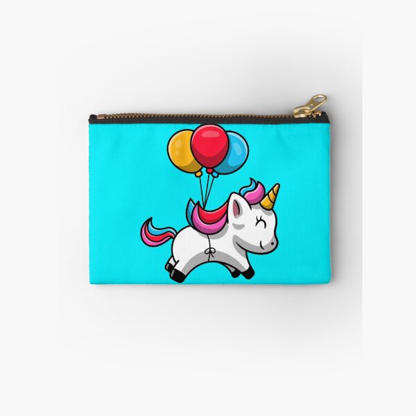 Item preview, Cute unicorn floating with a balloon designed and sold by crazy merchs.