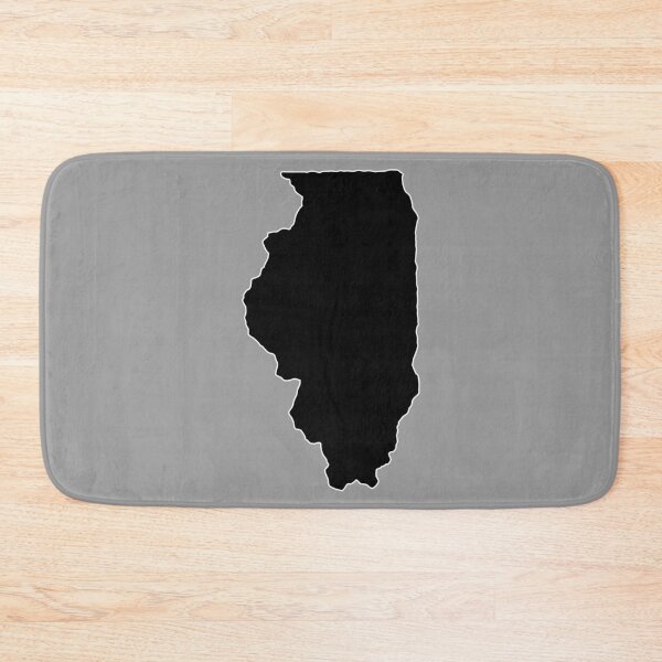 Item preview, Simple Black American State - Illinois designed and sold by Mustard Prophet.