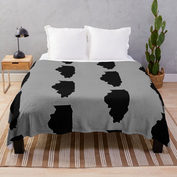 Item preview, Simple Black American State - Illinois designed and sold by Mustard Prophet.