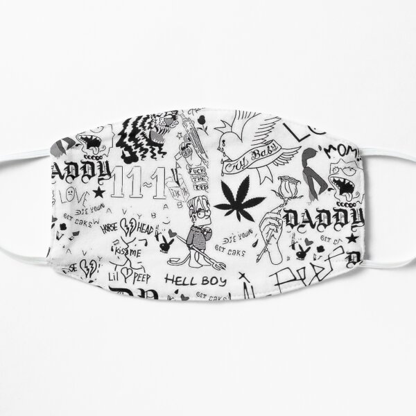 Lil Peep Mascarilla plana