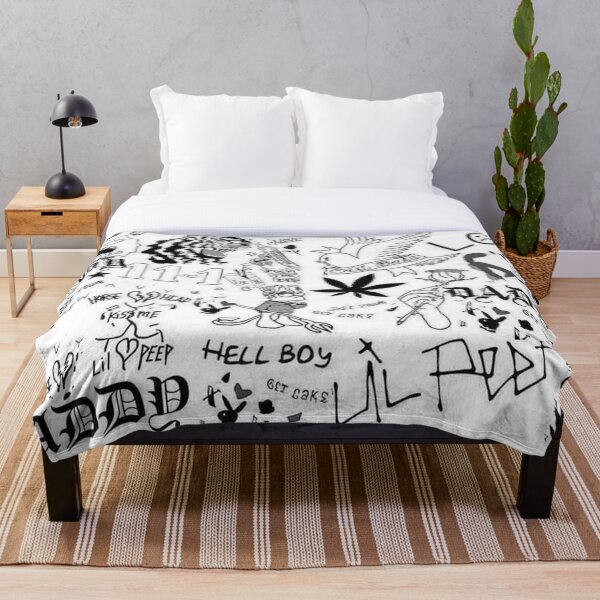 Lil Peep Throw Blanket