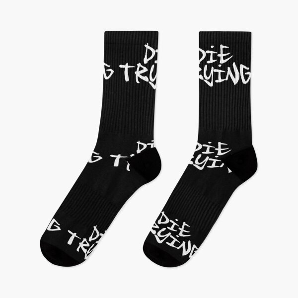 Item preview, Die Trying white designed and sold by everything4eva.