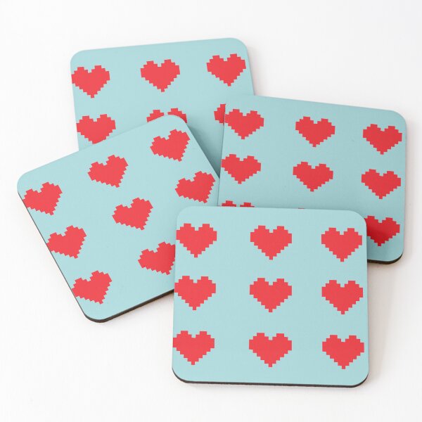 Item preview, Pixel hearts pattern. Valentine Day gift designed and sold by AndArte.