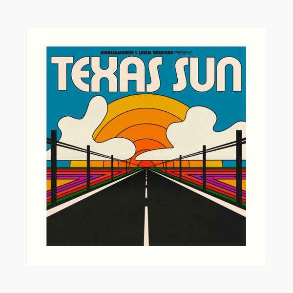 soleil du Texas. Impression artistique