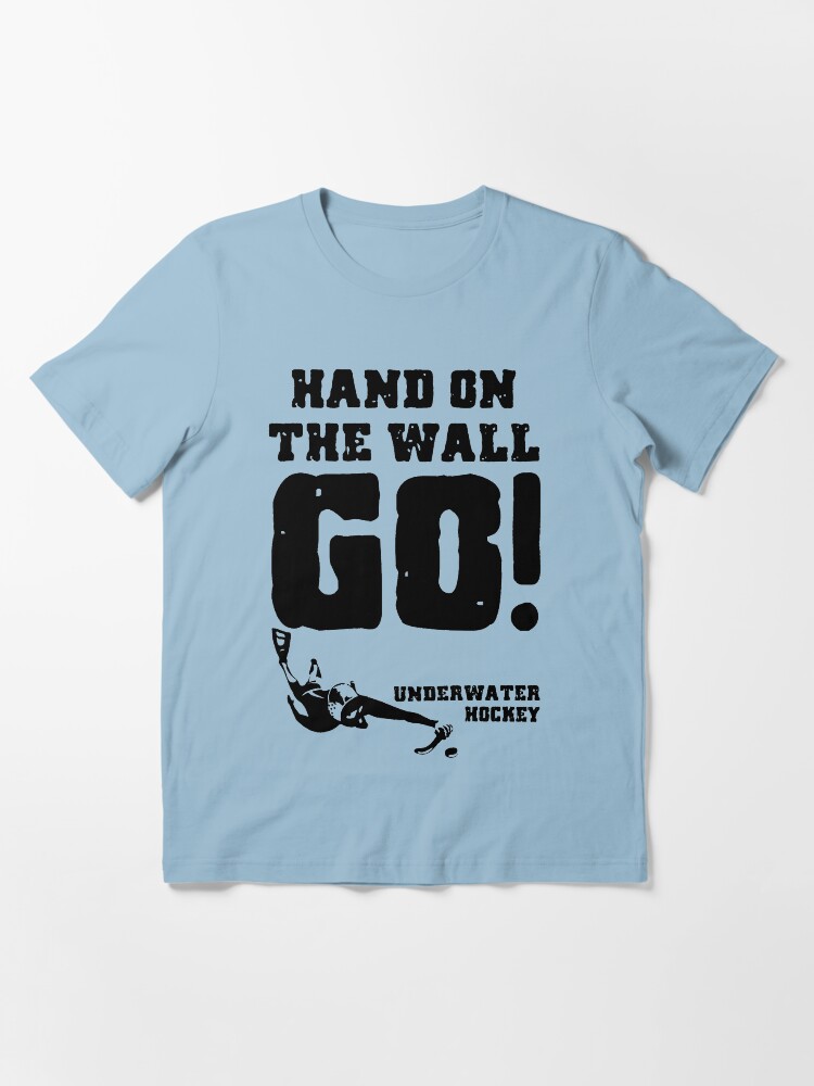 Alternate view of Underwater Hockey Hand On The Wall Essential T-Shirt