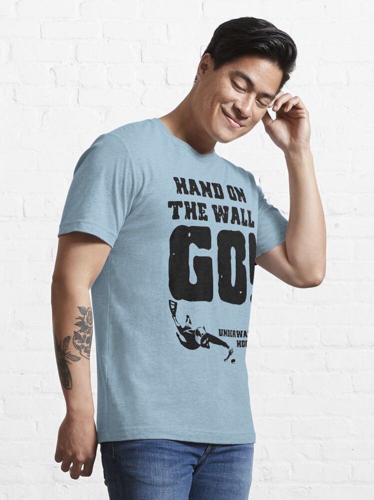 Alternate view of Underwater Hockey Hand On The Wall Essential T-Shirt