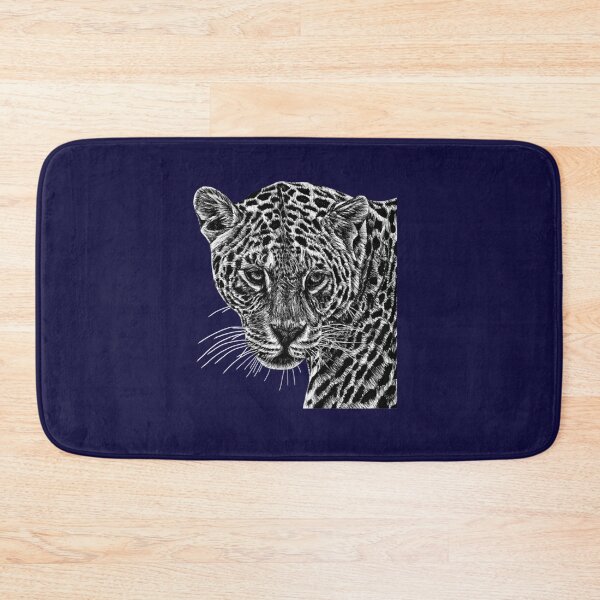 Item preview, Jaguar Jaguar cat ink illustration designed and sold by WalkingInNature.
