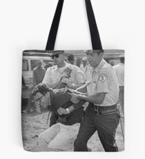 bernie sanders arrest Tote Bag