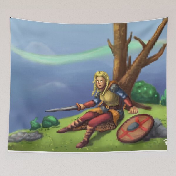 Item preview, Shieldmaiden - Pixel Art designed and sold by patricioguerra.