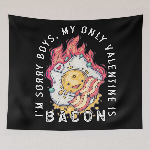 Item preview, Bacon is My Valentine designed and sold by Doa-ibu.