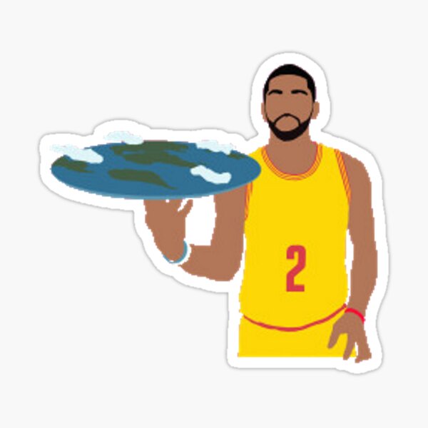 Kyrie Irving Flat Earth Sticker