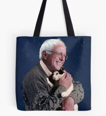 Cat and Bernie Tote Bag