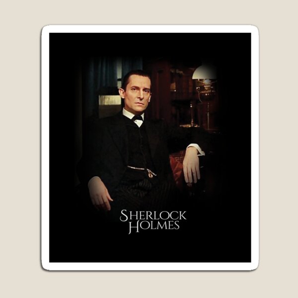 Aperçu de l'œuvre Sherlock Holmes Jeremy Brett - À la lueur de la lampe créée et vendue par imageren.