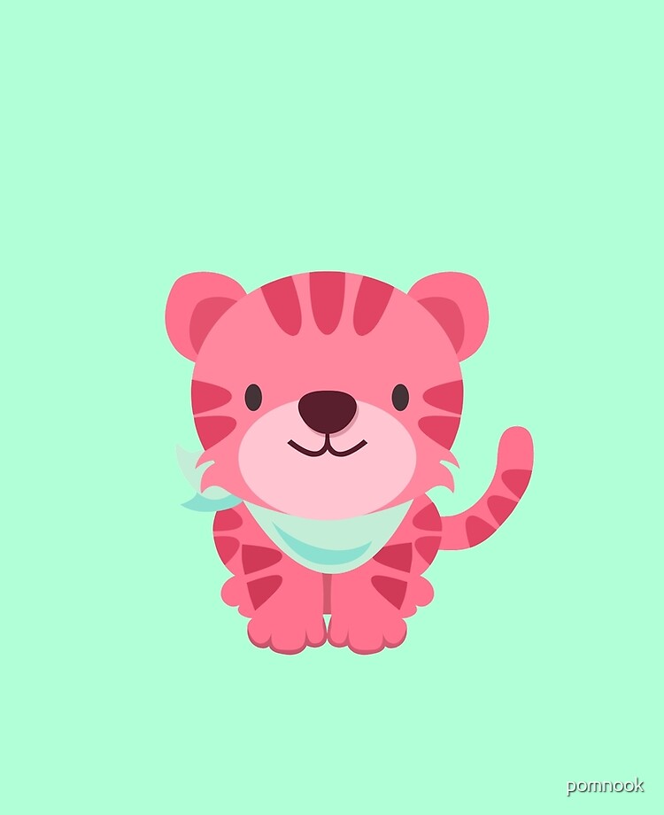 Cute Pink Tiger Design Cute Pink Tiger Design