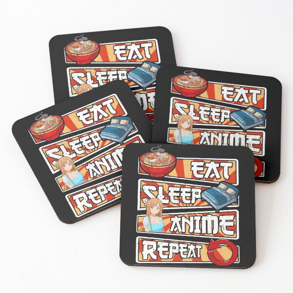 Item preview, Asuna eat sleep and watch anime art gift designed and sold by Carrollchael95.
