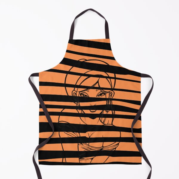 Item preview, # 57- Margarita. Beautiful and sexy behind an orange curtain designed and sold by KookArt.