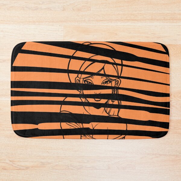 Item preview, # 57- Margarita. Beautiful and sexy behind an orange curtain designed and sold by KookArt.