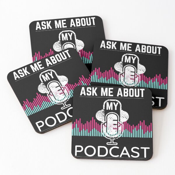 Item preview, Ask Me About My Podcast designed and sold by Vibing-Right.