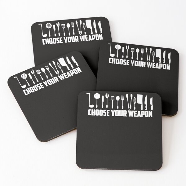 Item preview, Funny Choose Your Weapon For Kitchen Chef or Cook designed and sold by ChristSchroeder.