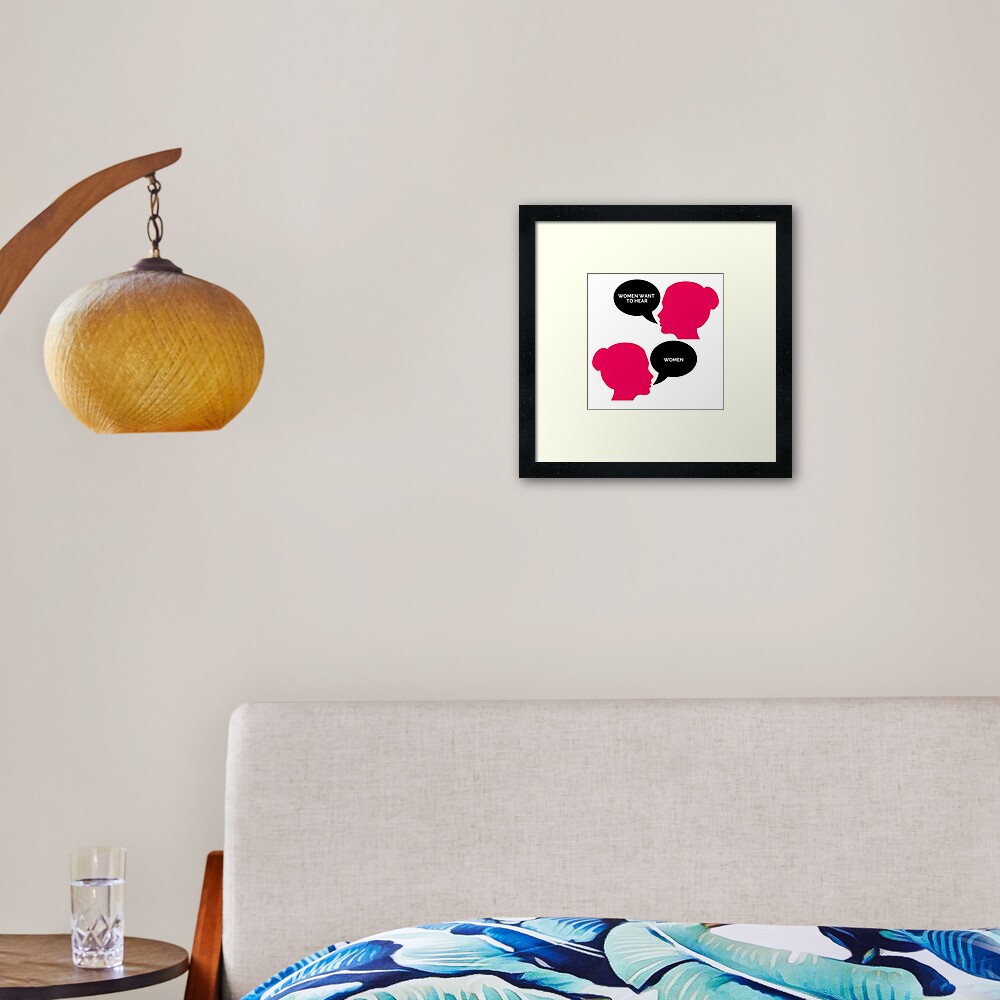 Item preview, Framed Art Print designed and sold by thewomencountry.