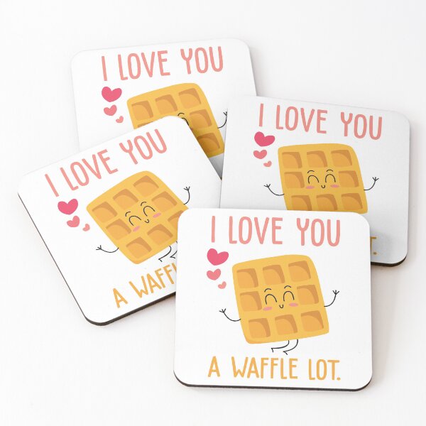 Item preview, I Love You A waffle lot  - VALENTINE DAY MEME designed and sold by shivani21061993.
