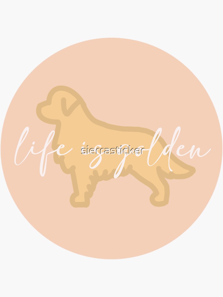 Thumbnail 3 von 3, Sticker, DAS LEBEN IST GOLDENES ROSA designt und verkauft von sierrasticker.