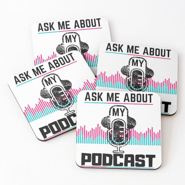 Item preview, Ask Me About My Podcast designed and sold by Vibing-Right.