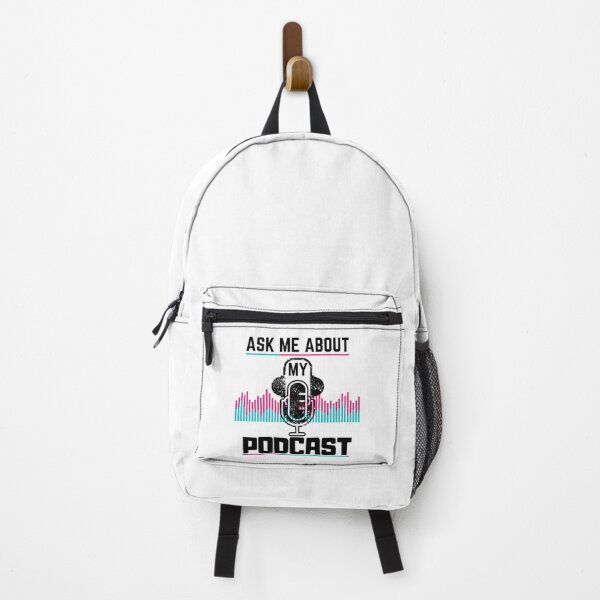 Item preview, Ask Me About My Podcast designed and sold by Vibing-Right.