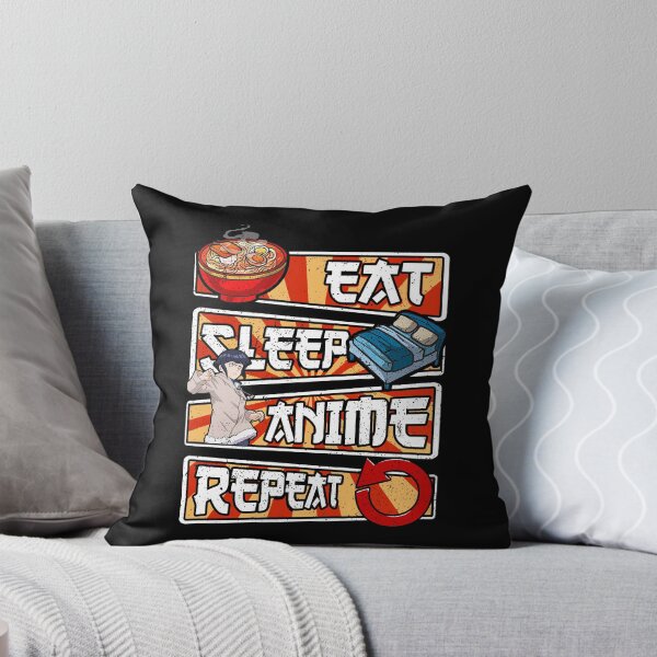 Item preview, hot girl eat sleep and watch anime art gift designed and sold by Carrollchael95.