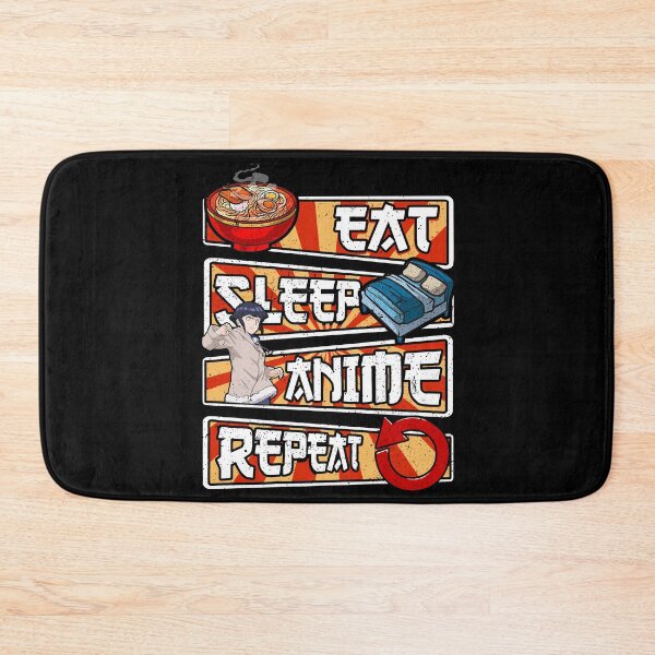 Item preview, hot girl eat sleep and watch anime art gift designed and sold by Carrollchael95.
