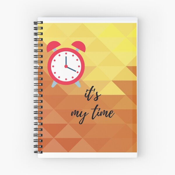 Item preview, Motivational Quote: It's my time with alarm clock  designed and sold by ThamaraiSelvi.
