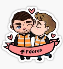 Scrapyard Boyfriends (with #Robron banner) Sticker
