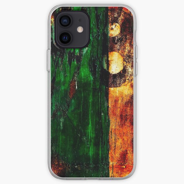 Acid warm metal texture for urbex print iPhone Soft Case