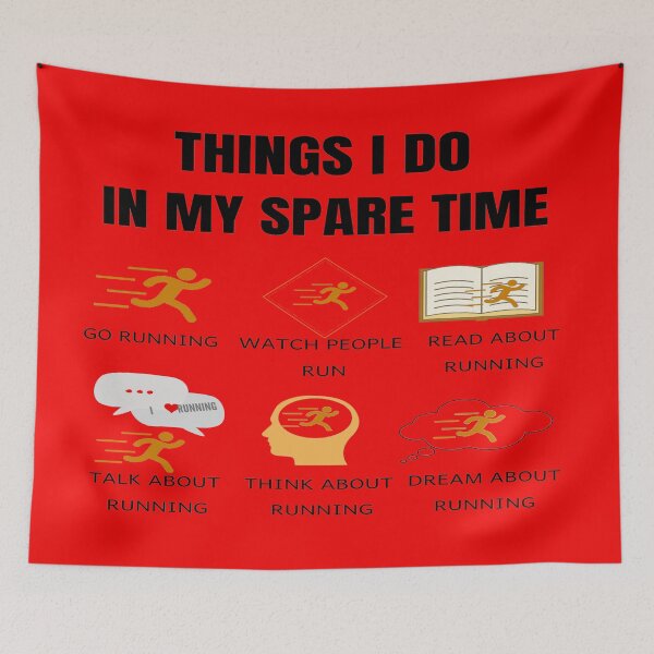 Item preview, Things I Do In My Spare Time. Go Running designed and sold by Damitparasayo.