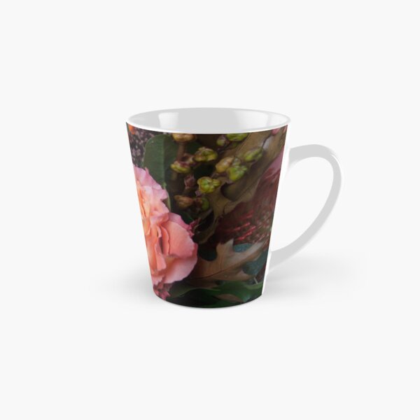 Floral bouquet with pink Rose Tall Mug