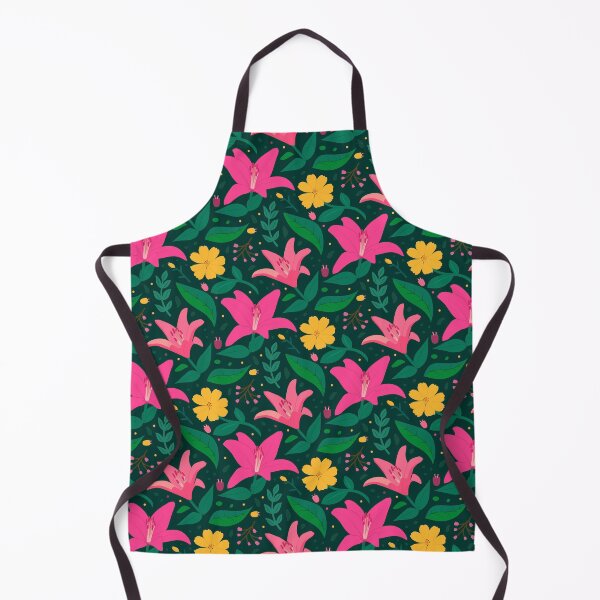 Item preview, Hand painted orange exotic floral pattern designed and sold by crazy merchs.