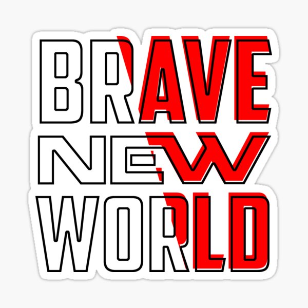 Item preview, Brave New World, Aldous Huxley designed and sold by We-thePixels.