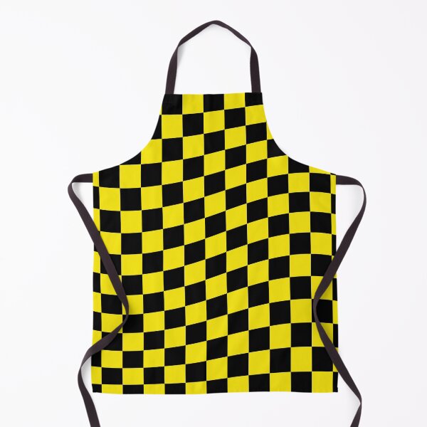 Item preview, black and yellow tile twist checker pattern designed and sold by Ray Loka.