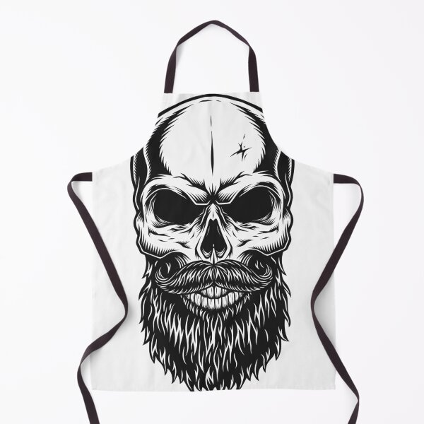 Item preview, vintage hypster barber skull designed and sold by klaimeDESIGN.