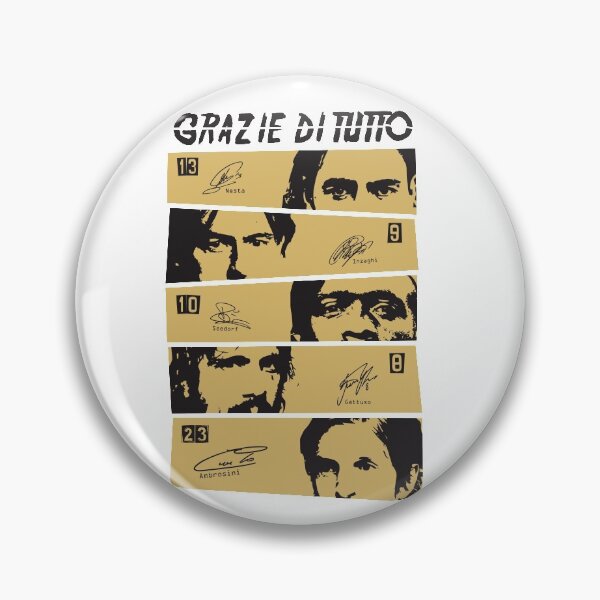 Item preview, Grazie Di Tutto - Nesta Inzaghi, Seedorf, Gattuso, Ambrosini designed and sold by RB1899.