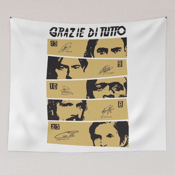 Item preview, Grazie Di Tutto - Nesta Inzaghi, Seedorf, Gattuso, Ambrosini designed and sold by RB1899.
